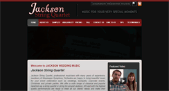 Desktop Screenshot of jacksonweddingmusic.com