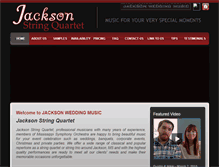 Tablet Screenshot of jacksonweddingmusic.com